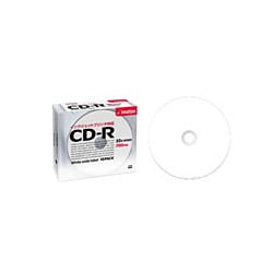 CD-R 700MB 52倍速 インクジェットプリンタ対応 ホワイト ワイドエリアディスク 10枚 CDR80PWB×10P