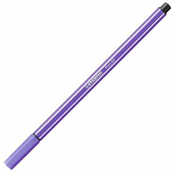 水性フェルトペン ペン68 太字 1mm バイオレット 68-55