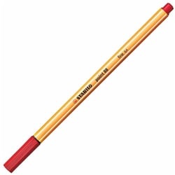 水性サインペン ポイント88 細字 0.4mm レッド 88-40