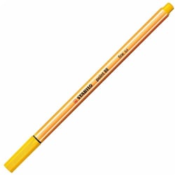 水性サインペン ポイント88 細字 0.4mm イエロー 88-44