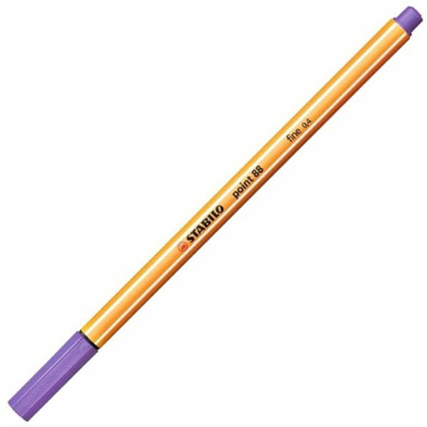 水性サインペン ポイント88 細字 0.4mm バイオレット 88-55