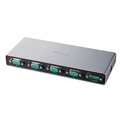 サンワサプライ パソコン自動切替器 4台 KVM SW-KVM4LUN SW-KVM4LUN【パソコン自動切替器（4:1）】1組のUSBキーボード