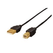 USBケーブル 極細2.5mm ミニコネクタタイプ 0.5m ブラック AUS05WH