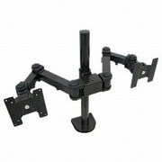 EG-ARM142 デュアルモニタ用フレキシブルアーム黒