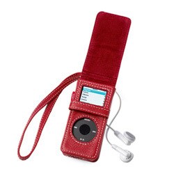 SC-NNFL-RD （レッド） [iPodnano（1st/2nd）用 フリップケース]