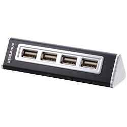 速くおよび自由な ヨドバシ.com - UH ブラック 4ポートUSB2.0ハブ LOAS ロアス USBハブ