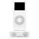 ISN-01 （ホワイト） [iPod nano用 スーパーミニポータブルスピーカー]