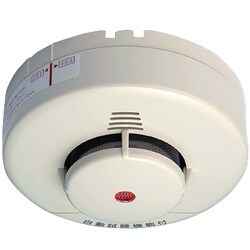 住宅用火災警報器（煙式） ホワイト けむタンちゃん（電池式） OKRG-2