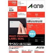 マルチプリンタラベル 表示用 マット紙 キレイにはがせるタイプ A4 12面 100シート 31256