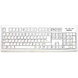 OWL-KB104SF(W)/E [USB＆PS/2接続 英語 104キーボード ホワイト]