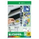 カラーレーザー＆IJP用紙ラベル 貼ってはがせるタイプ A4 24面 20枚 KPC-HH124-20