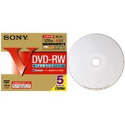 録画用DVD-RW 120分 1-6倍速 CPRM対応 5枚 インクジェットプリンタ対応 5DMW12HPS6