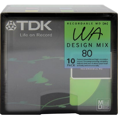 80分 ミニディスク 10枚組 MD-WA80MX10N