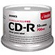 CD-R 700MB 52倍速 インクジェット対応 シルバー スピンドルケース50枚入 CDR80PSBx50S