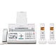 普通紙FAX（子機2台） UX-D56CW（クールホワイト） fappy（ファッピィ） UX-D56CW  ファクシミリ/デジタル/子機2