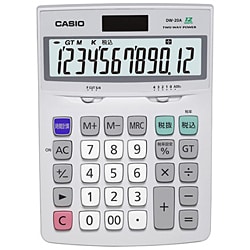 超人気の雑貨店 ヨドバシ.com - カシオ CASIO 12桁 特大表示電卓 DW-20A-N 通販 カシオ