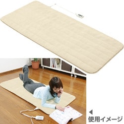 大特価 チラシ ヨドバシ.com - 広電 ホットマット（170×70cm） CWS-R171 らく寝 ホットカーペット