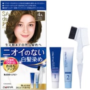 サロンドプロ 無香料ヘアカラー 早染めクリーム 4A アッシュブラウン [白髪用 ヘアカラー 医薬部外品]