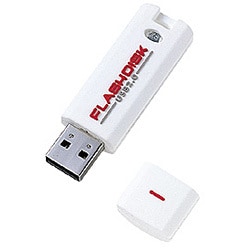 USB2.0 生活防水・耐衝撃構造USBフラッシュディスク 128MB ホワイト UFD-RW128M2W