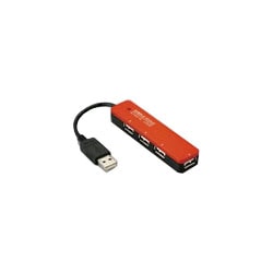 USB2.0ハブ 4ポート バスパワー オレンジ H431NV