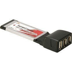 USB2.0/IEEE1394接続 ExpressCard用 インターフェイスカード 1394A2+USB-EC34