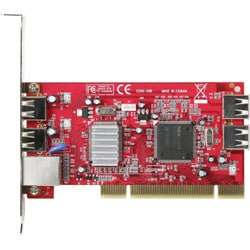 GBE+USB4-LPCI [USB2.0接続 1000BASE-T/100BASE-TX/10BASE-T 複合インターフェイスボード]