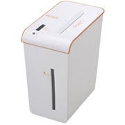 クロスカットシュレッダー A4サイズ 14L ホワイト×オレンジ GCS02CX-WO