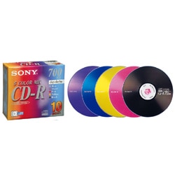 CD-R 700MB 48倍速対応 10枚 10CDQ80EXS