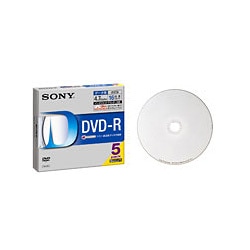 データ用DVD-R インクジェットプリンター対応ホワイトレーベル 16倍速記録 5枚 5DMR47HPSH