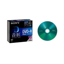 データ用DVD-R Premium Grade 音匠 4.7GB 16倍速記録対応 10枚 10DMR47HMSH