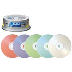 データ用DVD-R 4.7GB 16倍速記録対応 25枚 25DMR47HPXH