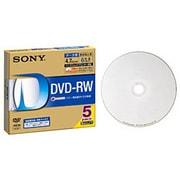 データ用DVD-RW 6倍速記録 5枚 5DMW47HPS6