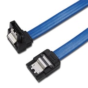ラッチ付 シリアルATAケーブル 片下L型コネクタ 30cm SAT-3103LBL