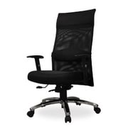 ネットチェア ハイバック ブラック REC-126AX-BK