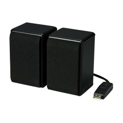USBマルチメディアスピーカー ブラック AMSU1BK