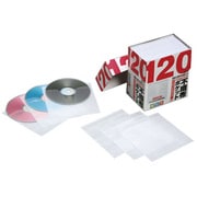 CD&DVD不織布ケース 両面収納 120枚 ホワイト ACP2120WH