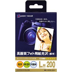インクジェット対応 高画質フォト用紙光沢 厚手 L判 200枚 IJ-SP2SL-200C