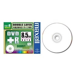 データ用DVD+R DL 8.5GB 2.4-8倍速 インクジェットプリンタ対応 ホワイトレーベル 5枚 D+R85PWC.N1P5S
