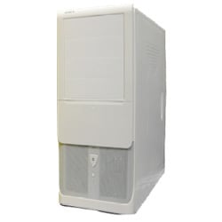 ATX/Micro ATX対応 スチールPCケース 電源なし スノーホワイト SKC-71NPW