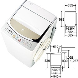 ヨドバシ.com - シャープ SHARP ES-TG80F-N [乾燥一体型洗濯機 8.0kg 