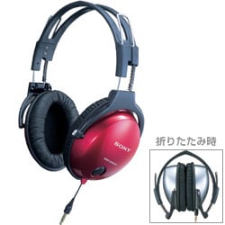 密閉ダイナミック型 ステレオヘッドホン MDR-D333LW (R：レッド)