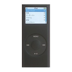 MIPSK-NANO2BK (ブラック) [2nd iPod nano専用 シリコンケース] nano Skin II