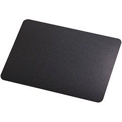 レーザー・光学式対応 メタルシートマウスパッド ブラック LMPBK
