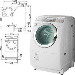 ヨドバシ.com - パナソニック ナショナル NA-VR1100-G [ドラム式洗濯 