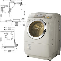 ヨドバシ.com - パナソニック ナショナル NA-VR1100-N [ドラム式洗濯 