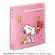CD&DVDファイル スヌーピー ピンク 12枚収納 EDF-SNC206-3
