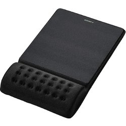COMFY リストレスト付マウスパッド ブラック MP-096BK