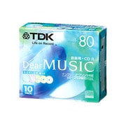 CD-RDE80CPMX10N [音楽用 CD-R 80分 インクジェット対応 カラーMIX 10枚] Dear MUSIC CD-RDE80CPMX10N
