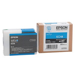 ヨドバシ.com - エプソン EPSON ICC48 [インクカートリッジ シアン 