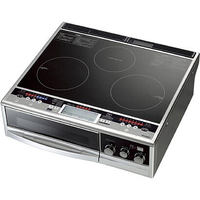 据置型IHクッキングヒーター（3口タイプ・20A） ブラック 2口IH＋ラジエントタイプ CS-G36CD20A